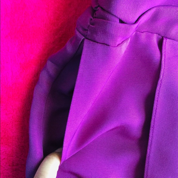 Geren Ford, 100% Silk, Purple/Gray Dress - Picture 6 of 7